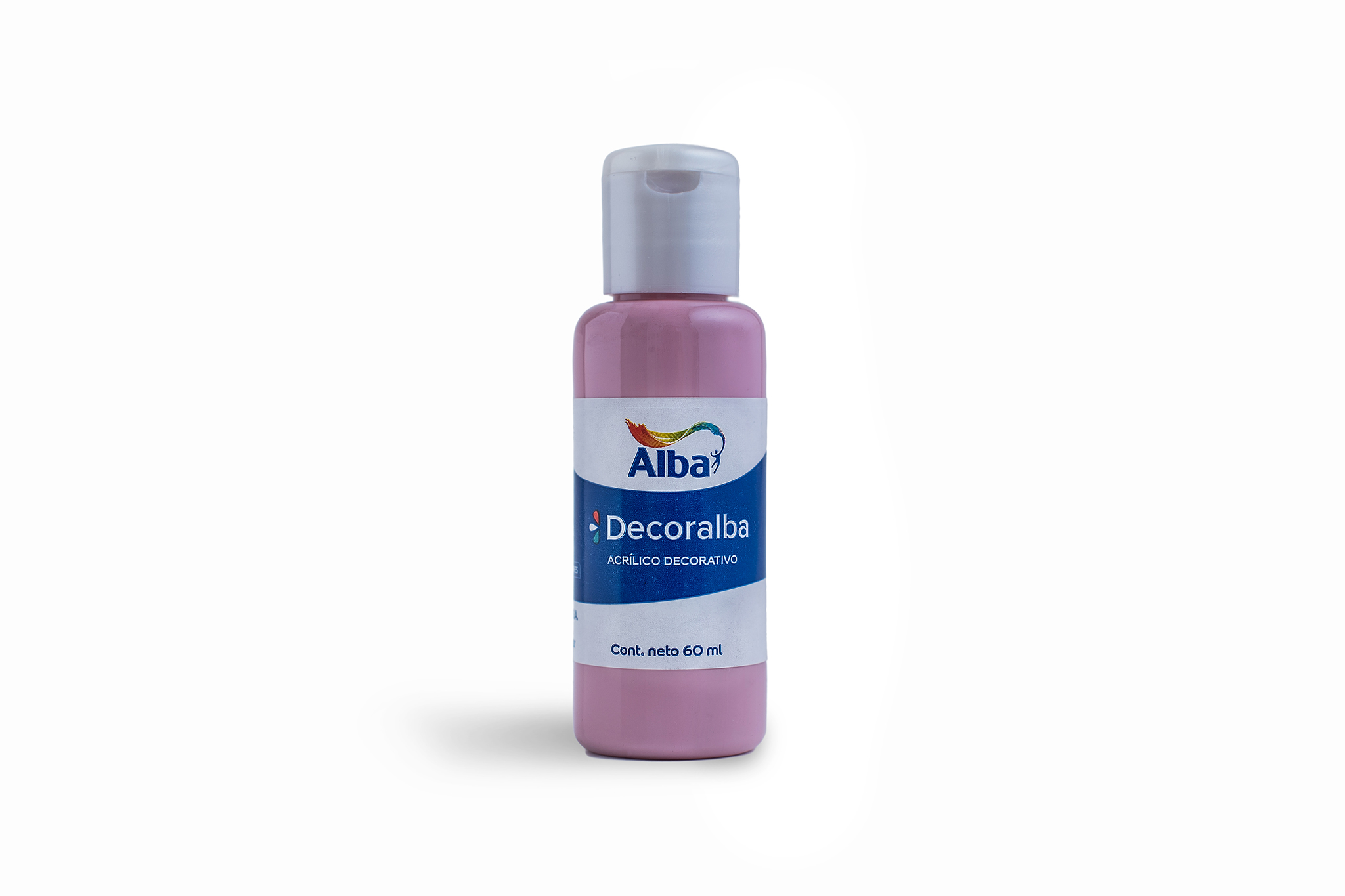 Acrilico decorativo alba 60cc rosa country 485 - 60ML - Alba Artística